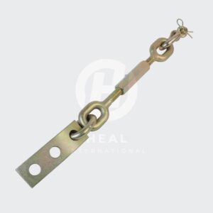 Heavy-Duty Adjustable Turnbuckle Tie-Rod Assembly with Mounting Plate