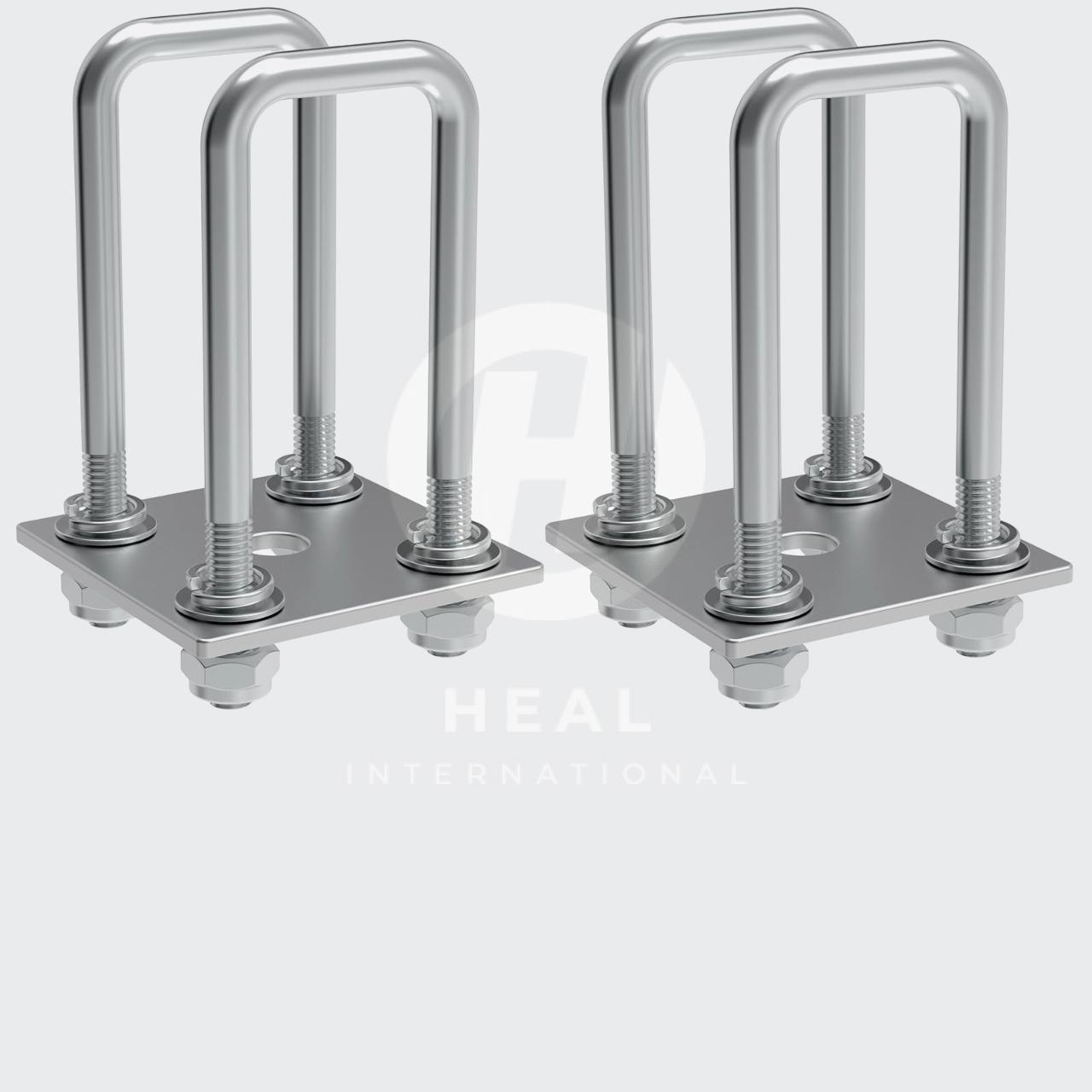 Heavy-Duty Square U-Bolt Mounting Kit