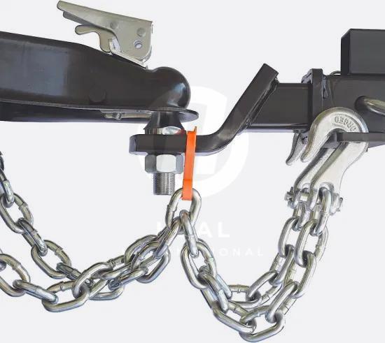 Heavy-Duty Trailer Safety Chain Assembly High-Tensile Towing Security System