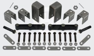Tandem Axle Double-Eye Spring Hanger Kit