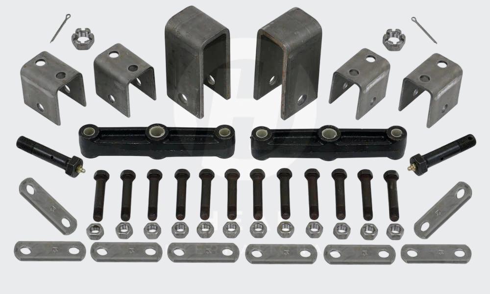 Tandem Axle Double-Eye Spring Hanger Kit
