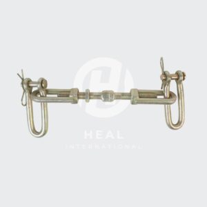 Universal Tractor Lift Arm Stabilizer with Clevis Ends and Lynch Pins
