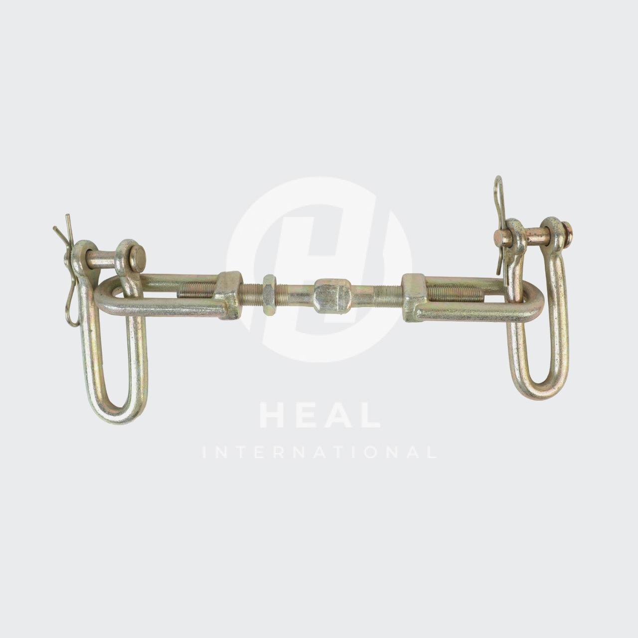 Universal Tractor Lift Arm Stabilizer with Clevis Ends and Lynch Pins