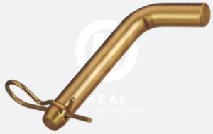 Heavy-Duty Bent Handle Hitch Pin with R-Clip