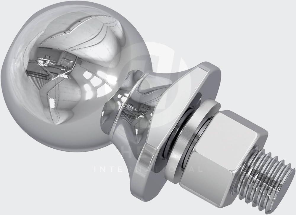 Premium Chrome Trailer Hitch Ball