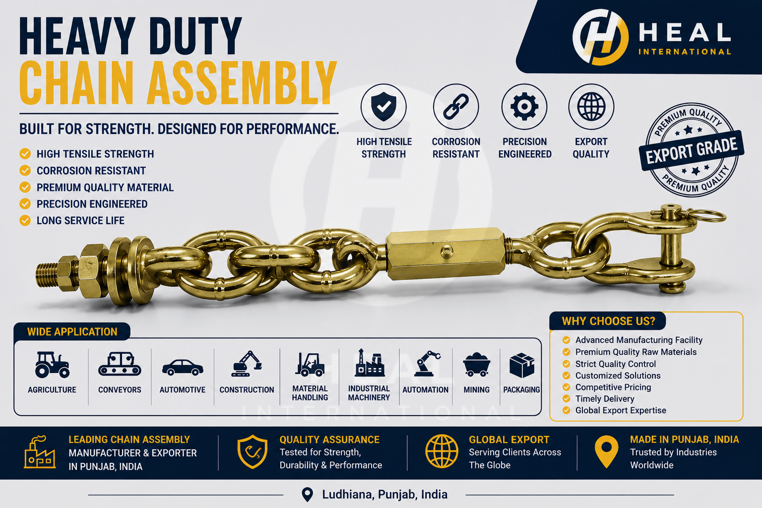 Chain Assembly Manufacturer & Exporter in Punjab