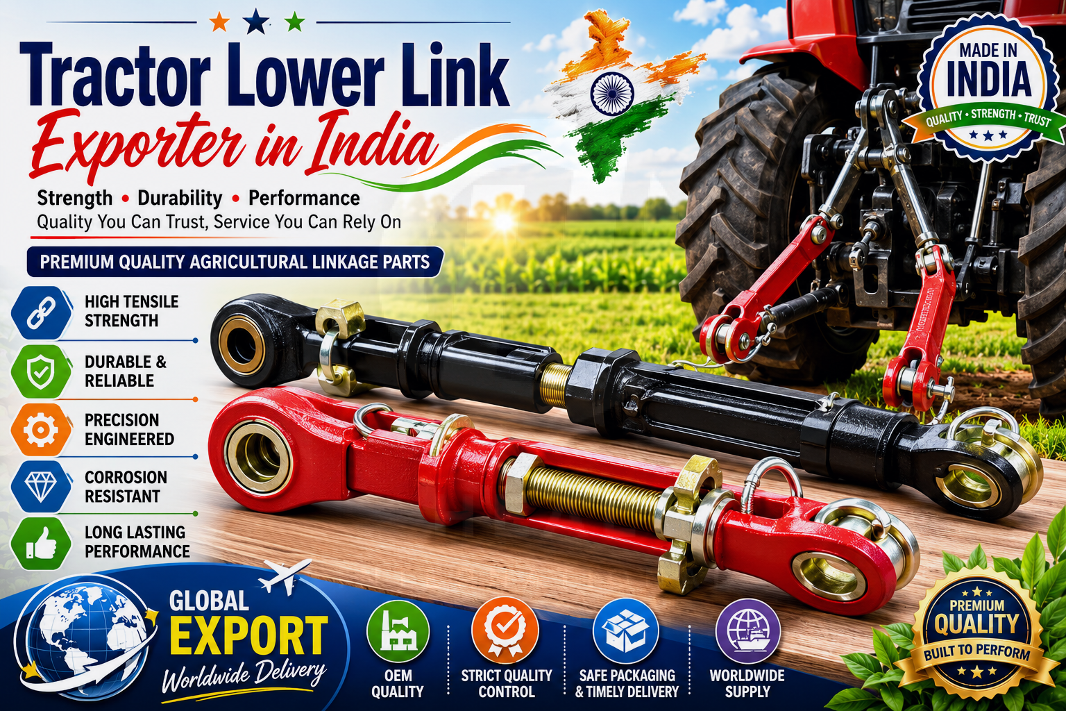 Tractor Lower Link Exporter in India